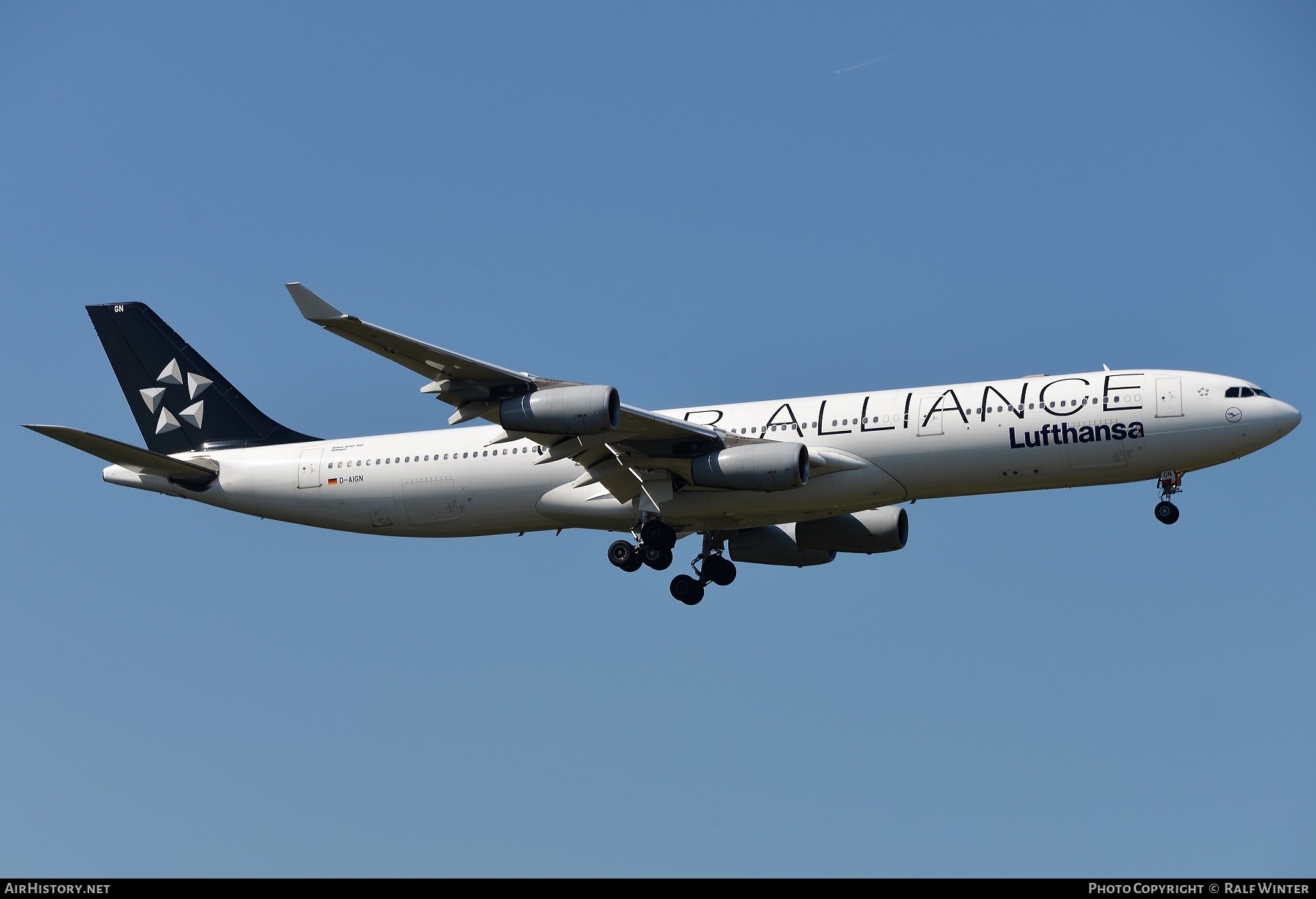 Aircraft Photo of D-AIGN | Airbus A340-313 | Lufthansa | AirHistory.net #340614