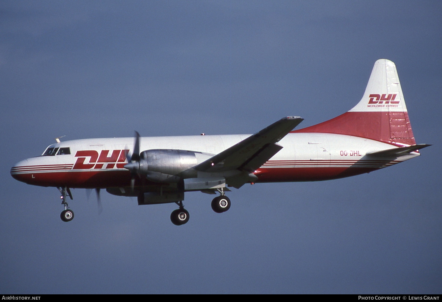 Aircraft Photo of OO-DHL | Convair 580/F | DHL Worldwide Express | AirHistory.net #340627