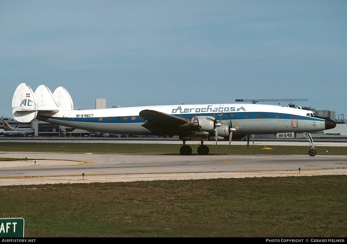 Aircraft Photo of HI-548CT | Lockheed C-121C Super Constellation | Aerochago | AirHistory.net #340648