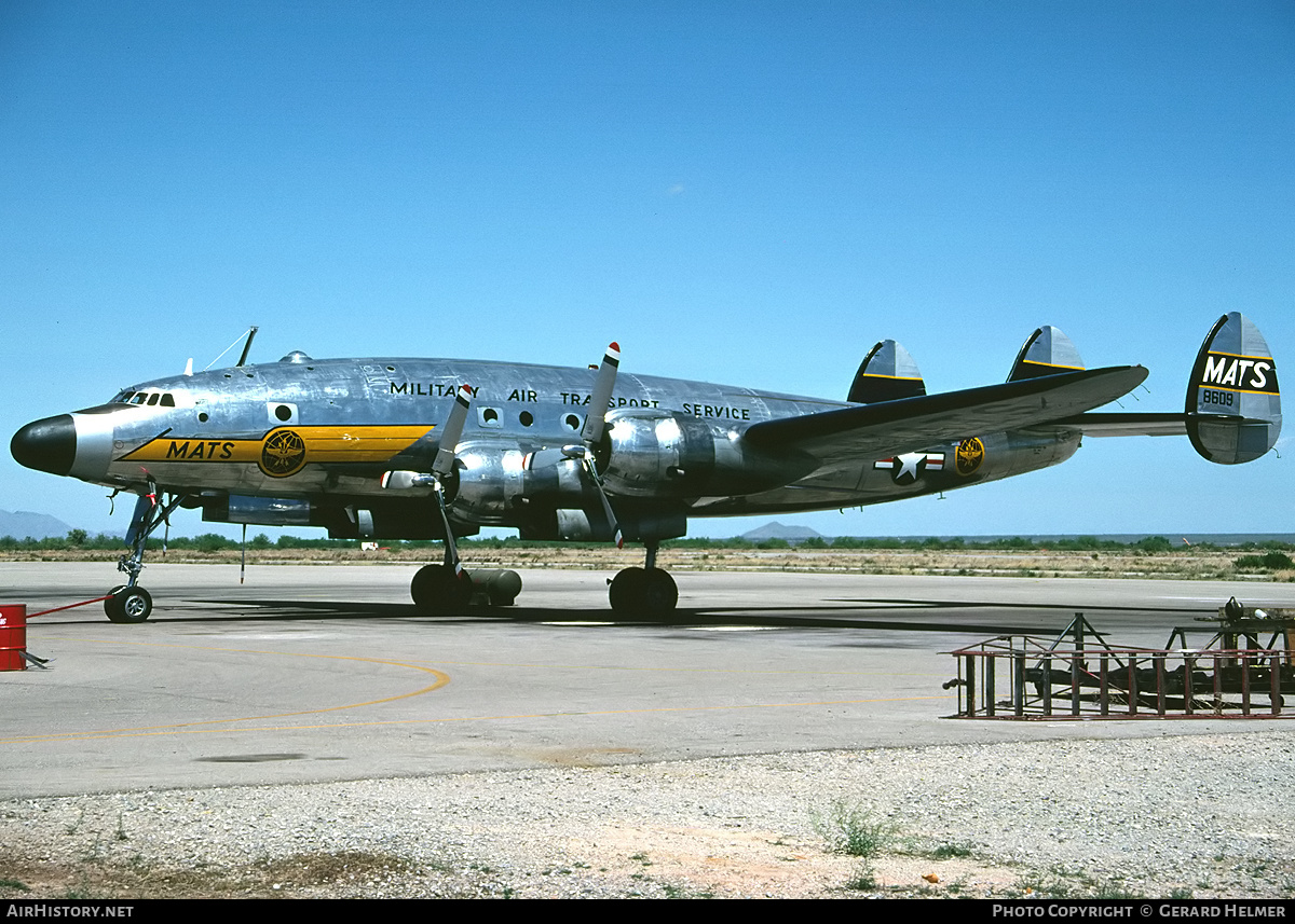 Aircraft Photo of N494TW / 8609 | Lockheed C-121A Constellation | USA - Air Force | AirHistory.net #340670