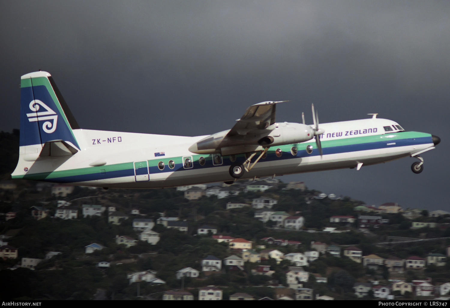 Aircraft Photo of ZK-NFD | Fokker F27-500F Friendship | Air New Zealand | AirHistory.net #340674