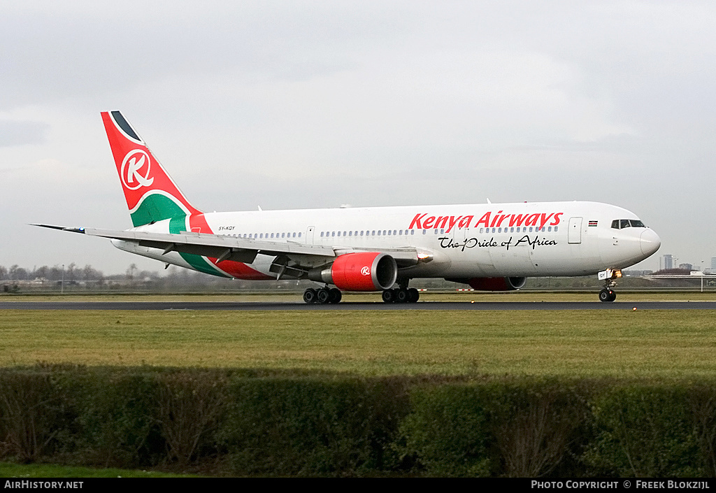 Aircraft Photo of 5Y-KQY | Boeing 767-36N/ER | Kenya Airways | AirHistory.net #340714