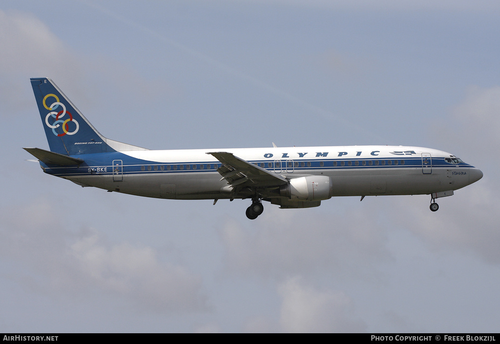 Aircraft Photo of SX-BKE | Boeing 737-484 | Olympic | AirHistory.net #340723