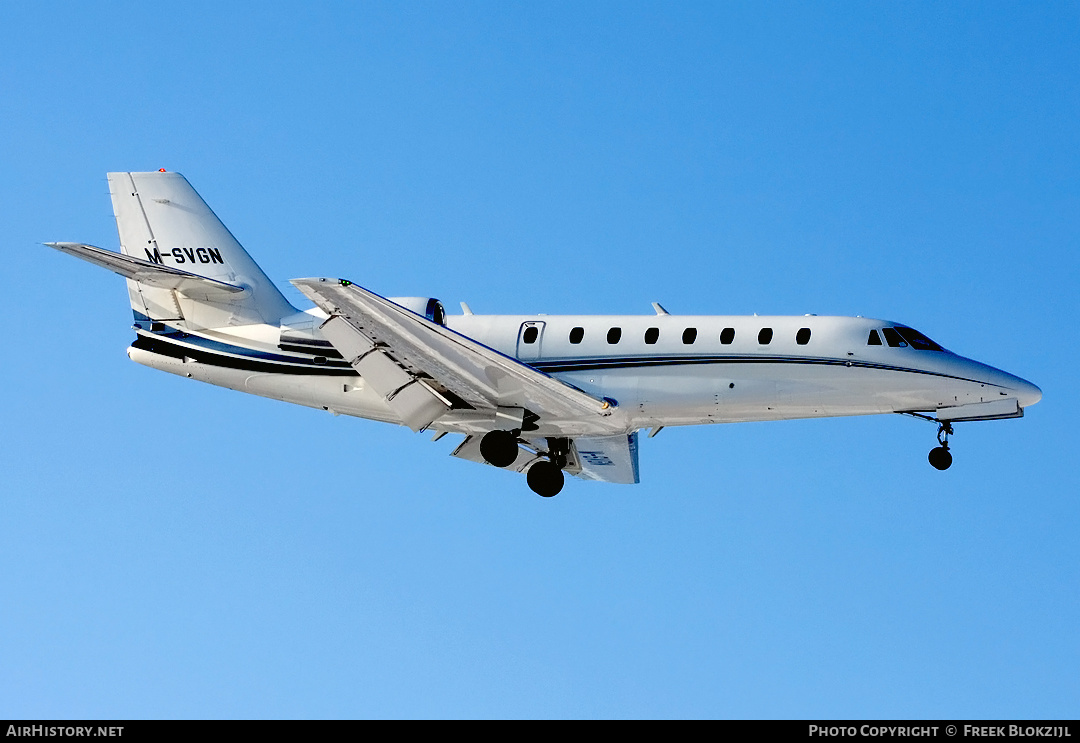 Aircraft Photo of M-SVGN | Cessna 680 Citation Sovereign | AirHistory.net #340733