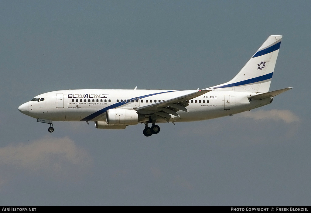 Aircraft Photo of 4X-EKE | Boeing 737-758 | El Al Israel Airlines | AirHistory.net #340740