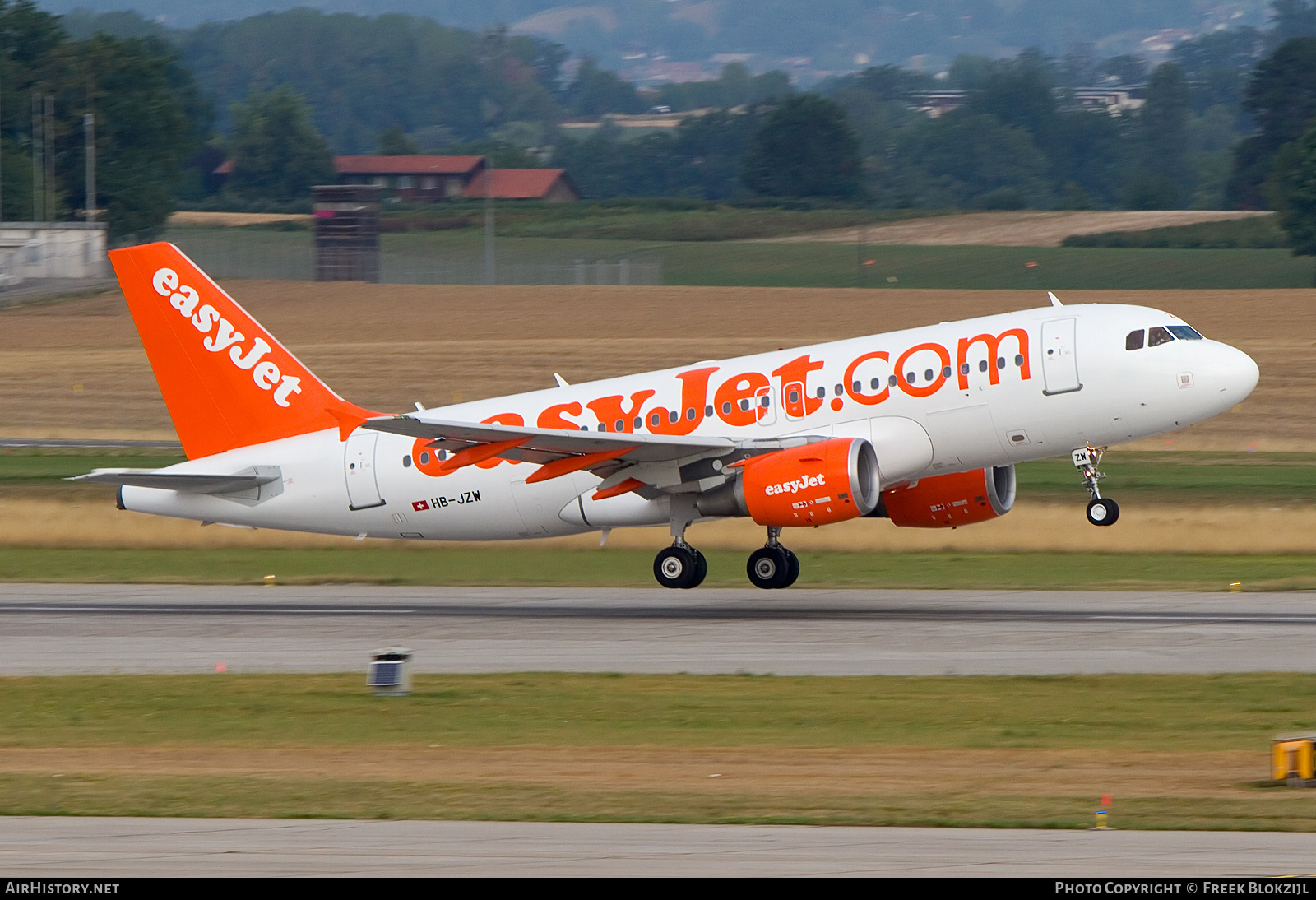 Aircraft Photo of HB-JZW | Airbus A319-112 | EasyJet | AirHistory.net #340744