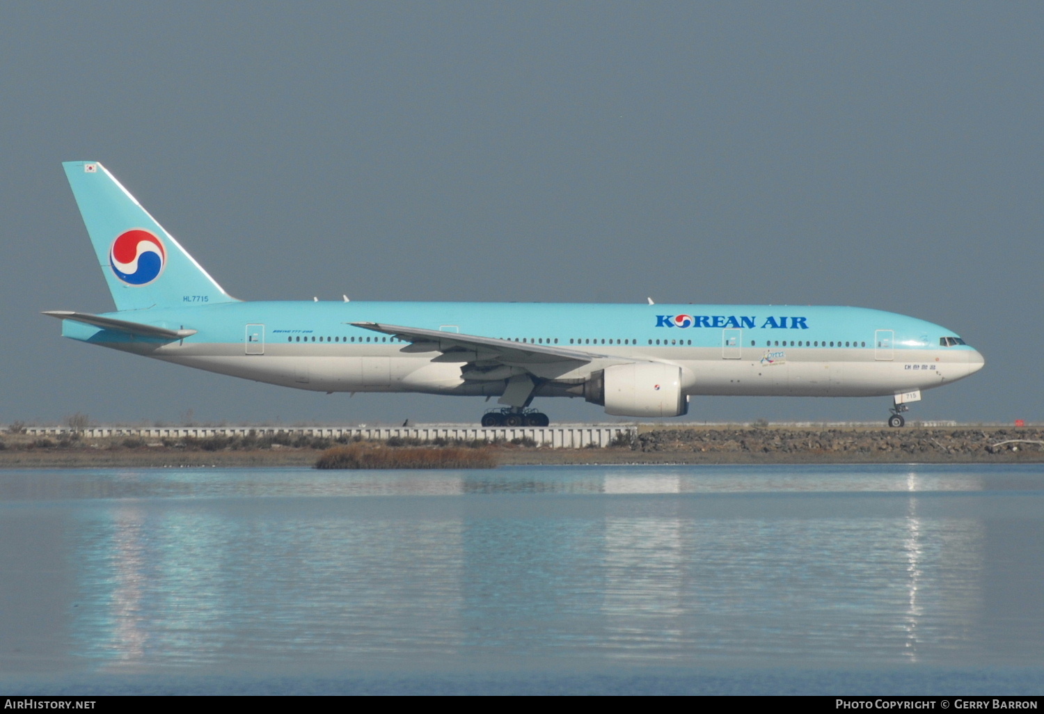 Aircraft Photo of HL7715 | Boeing 777-2B5/ER | Korean Air | AirHistory.net #340751