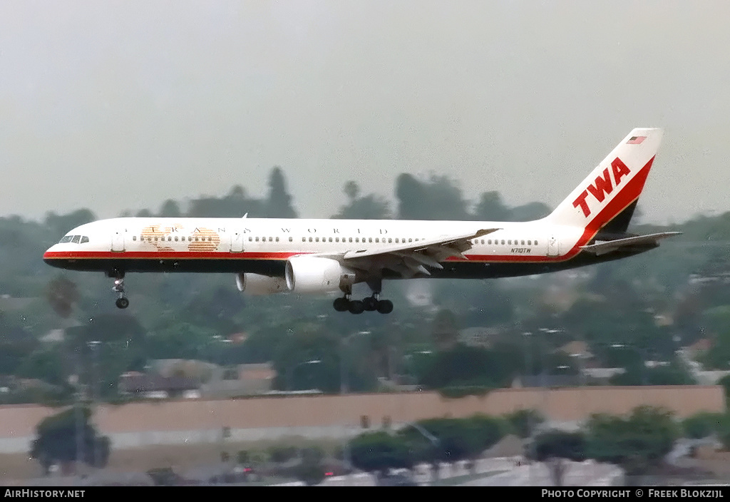 Aircraft Photo of N710TW | Boeing 757-2Q8 | Trans World Airlines - TWA | AirHistory.net #340776