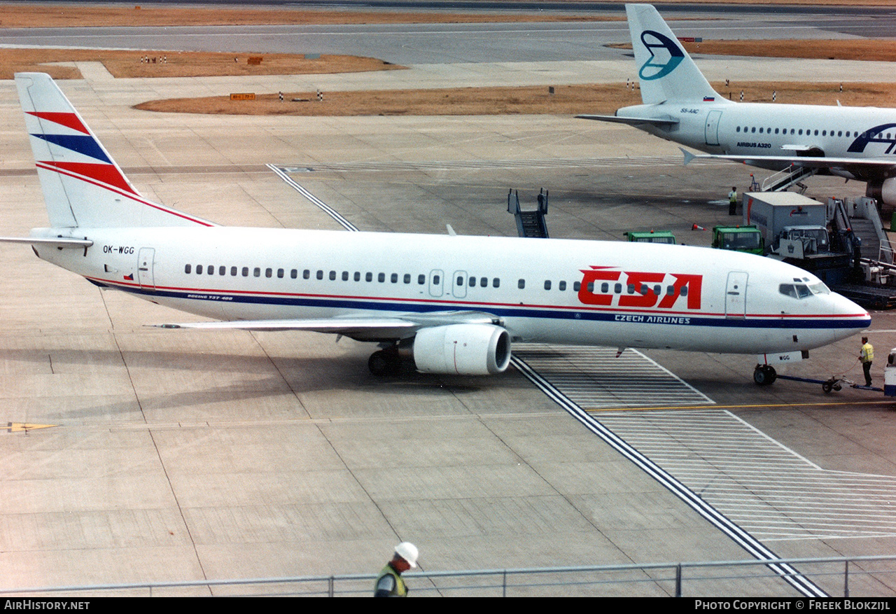 Aircraft Photo of OK-WGG | Boeing 737-4Y0 | ČSA - Czech Airlines | AirHistory.net #340798