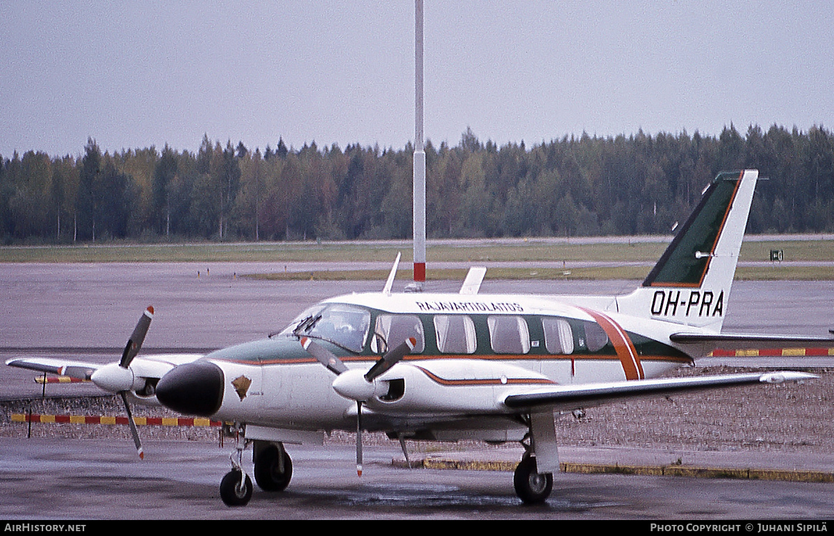 Aircraft Photo of OH-PRA | Piper PA-31-310 Navajo C | Rajavartiolaitos - Finnish Border Guard | AirHistory.net #340809