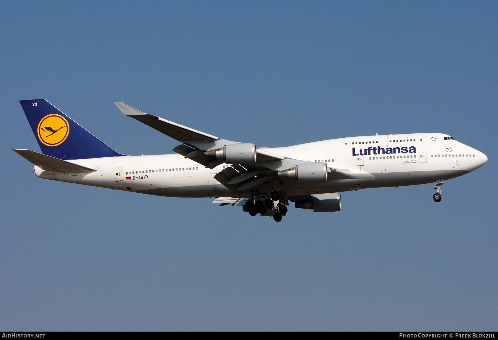 Aircraft Photo of D-ABVX | Boeing 747-430 | Lufthansa | AirHistory.net #340811