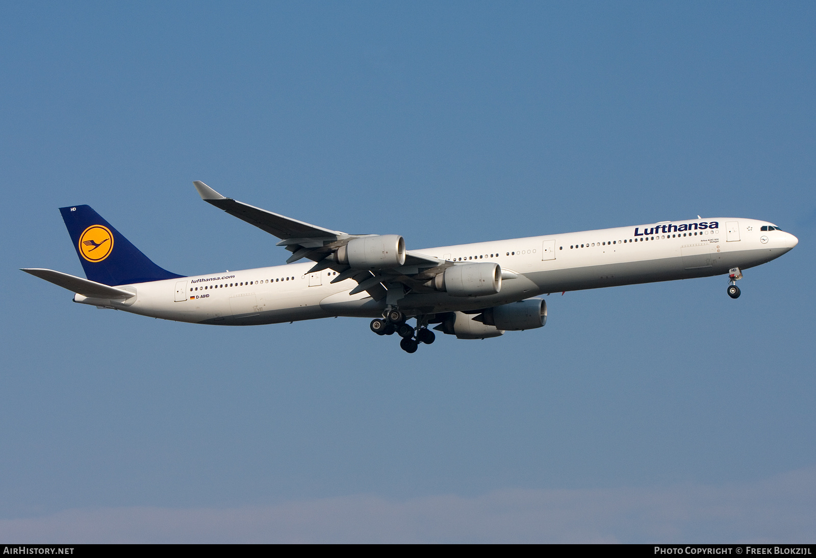 Aircraft Photo of D-AIHD | Airbus A340-642 | Lufthansa | AirHistory.net #340815