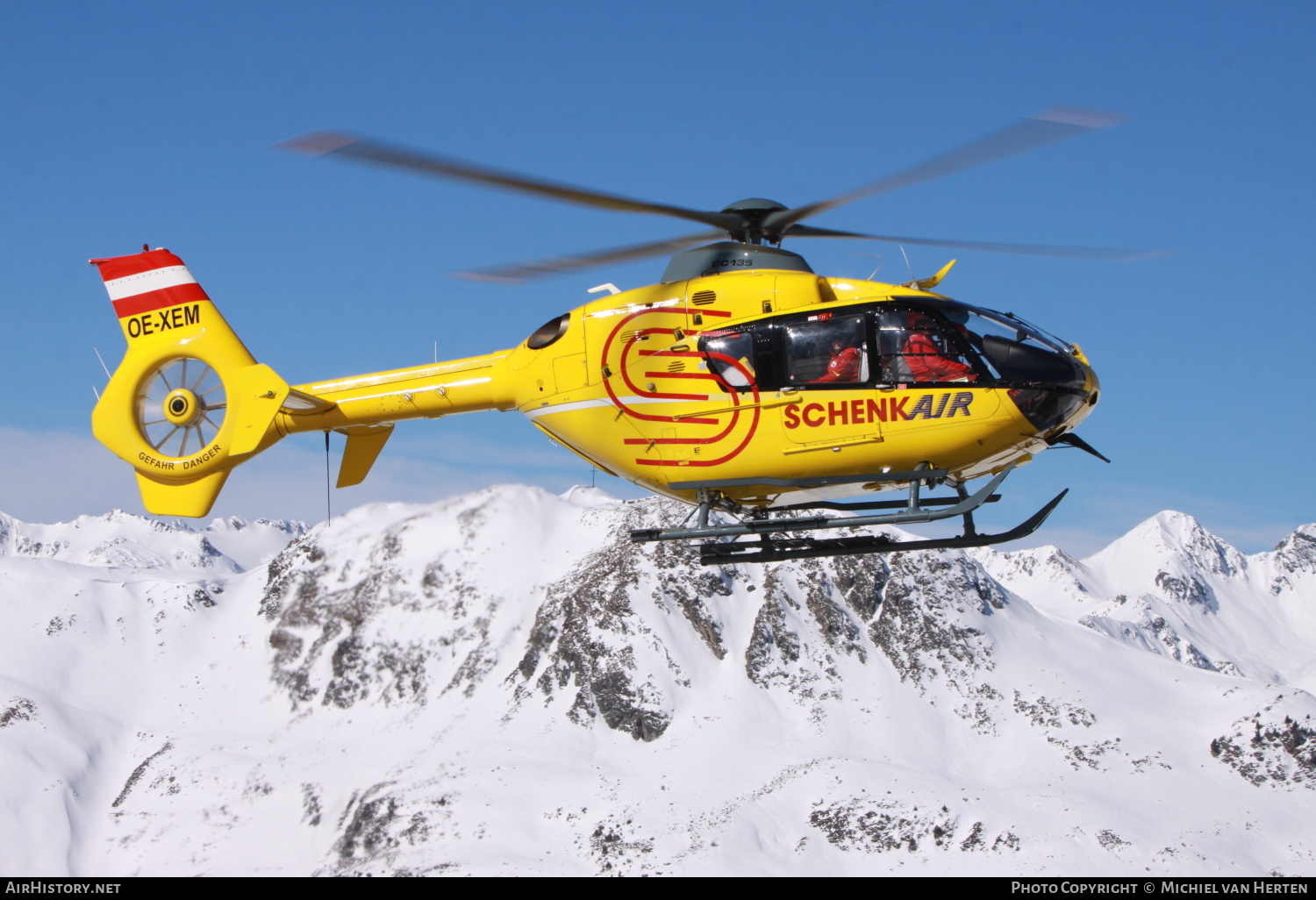Aircraft Photo of OE-XEM | Eurocopter EC-135T-2 | SchenkAir | AirHistory.net #340817