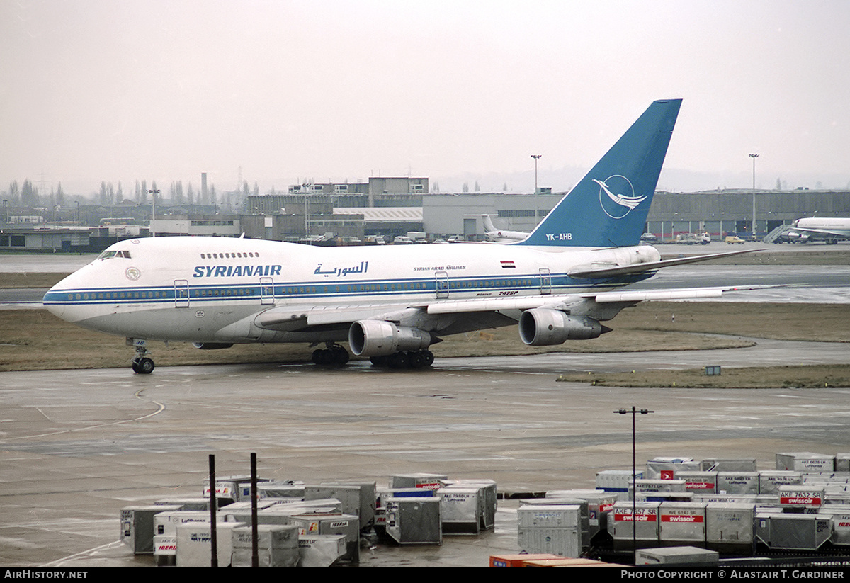 Aircraft Photo of YK-AHB | Boeing 747SP-94 | Syrian Air - Syrian Arab Airlines | AirHistory.net #340835