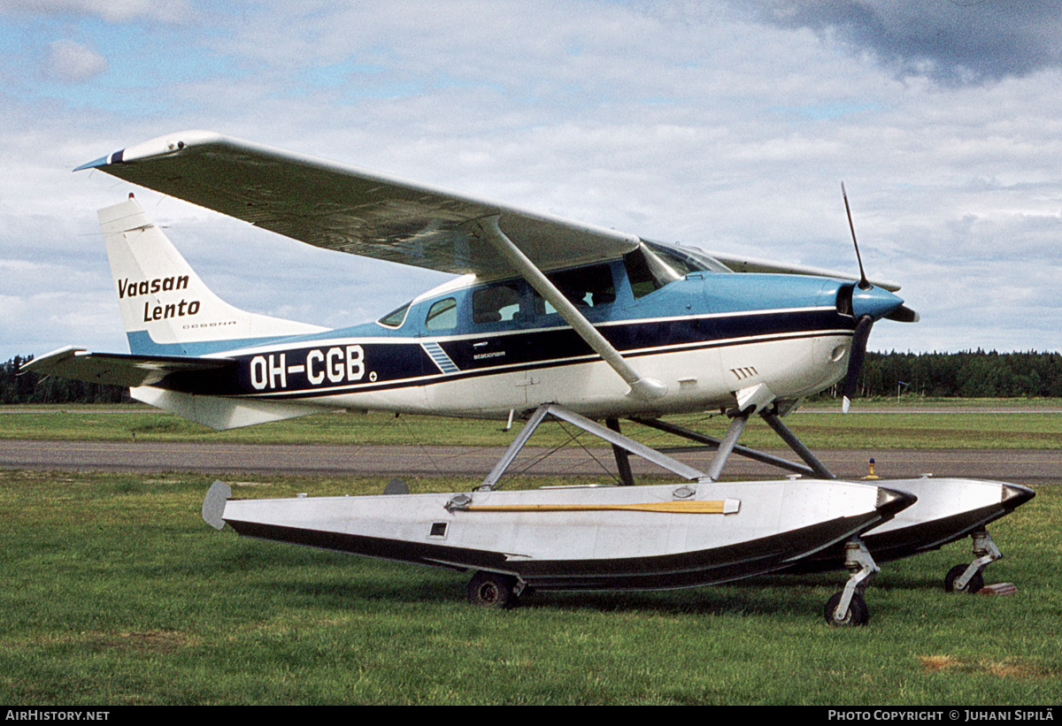 Aircraft Photo of OH-CGB | Cessna U206F Stationair | Vaasan Lento | AirHistory.net #340845