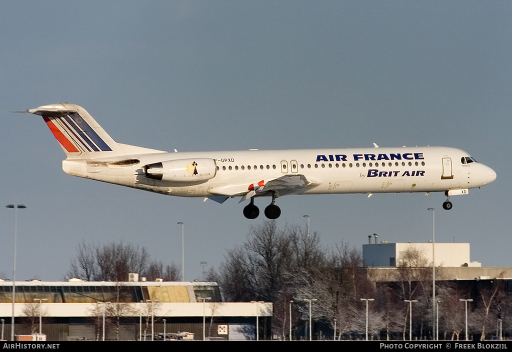 Aircraft Photo of F-GPXD | Fokker 100 (F28-0100) | Air France | AirHistory.net #340866