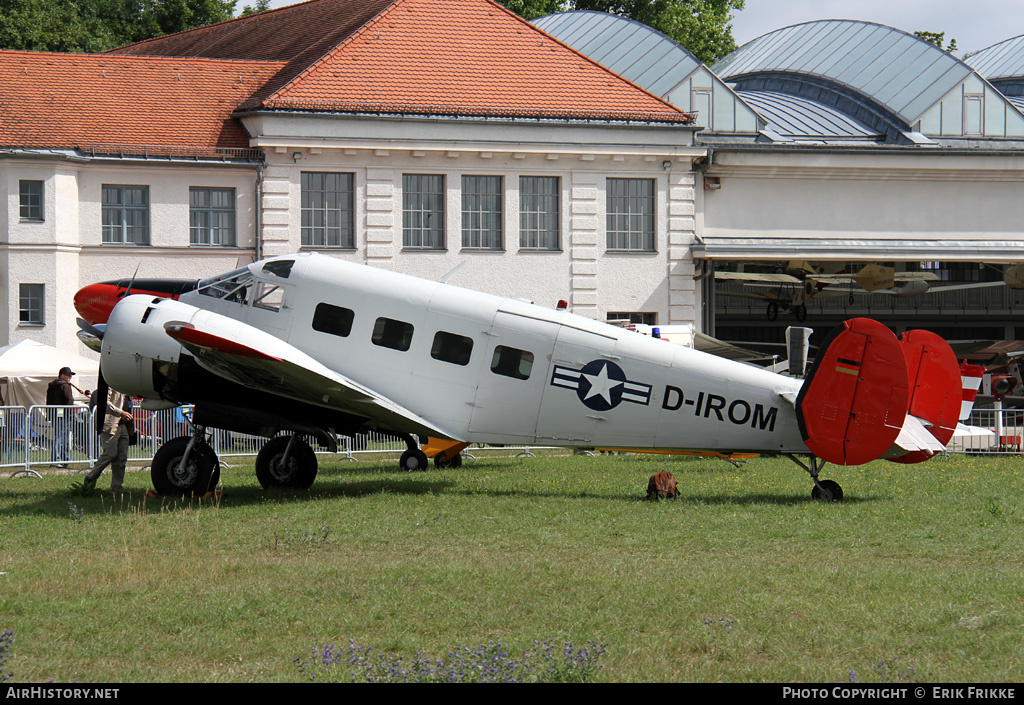 Aircraft Photo of D-IROM | Beech E18S | AirHistory.net #340889