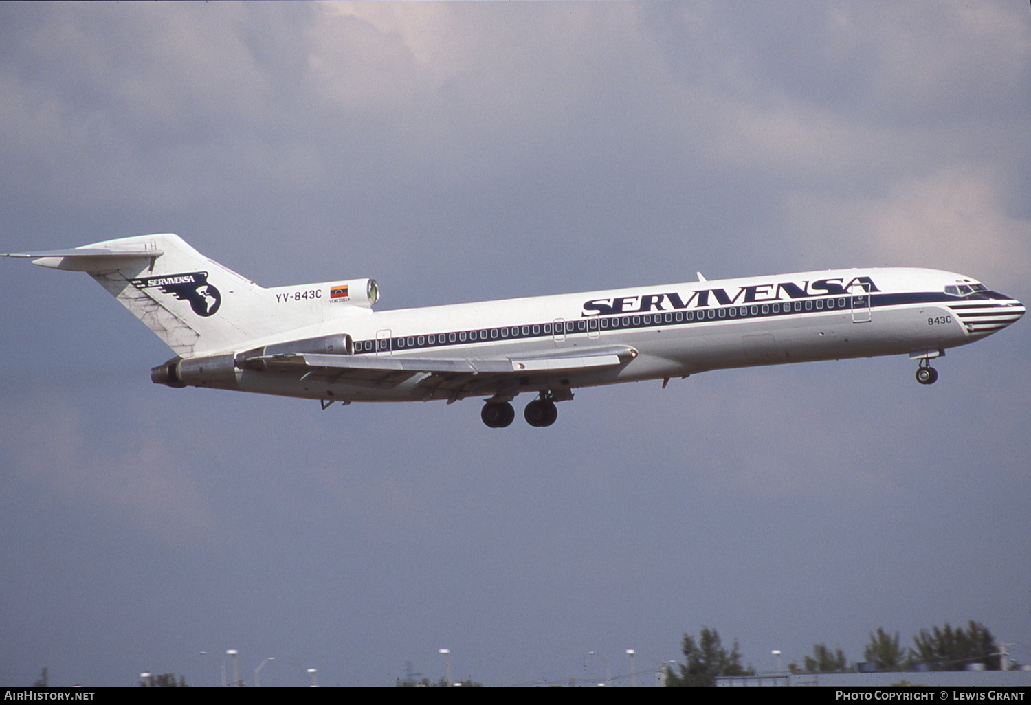 Aircraft Photo of YV-843C | Boeing 727-281/Adv | Servivensa | AirHistory.net #340933