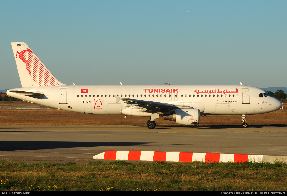 Aircraft Photo of TS-IMH | Airbus A320-211 | Tunisair | AirHistory.net #340937