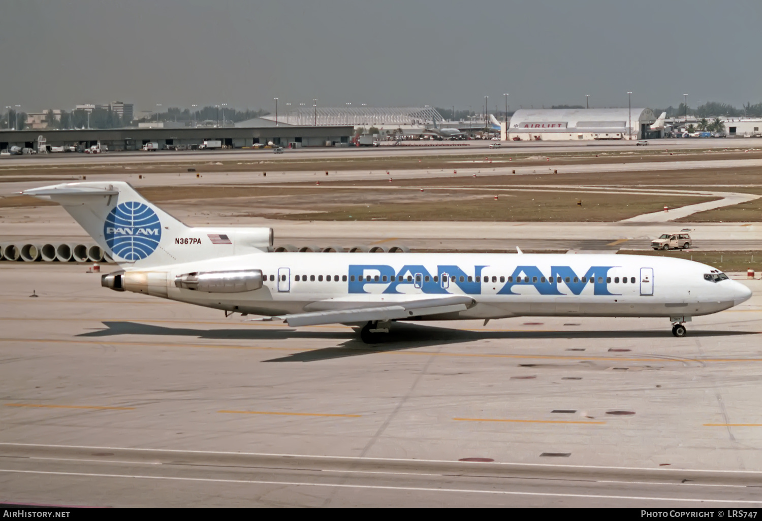 Aircraft Photo of N367PA | Boeing 727-221/Adv | Pan American World Airways - Pan Am | AirHistory.net #340953