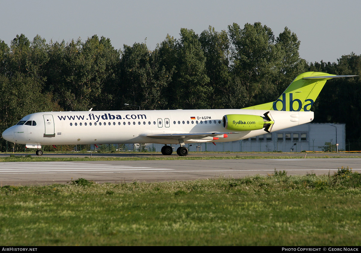 Aircraft Photo of D-AGPM | Fokker 100 (F28-0100) | DBA - Deutsche BA | AirHistory.net #340983