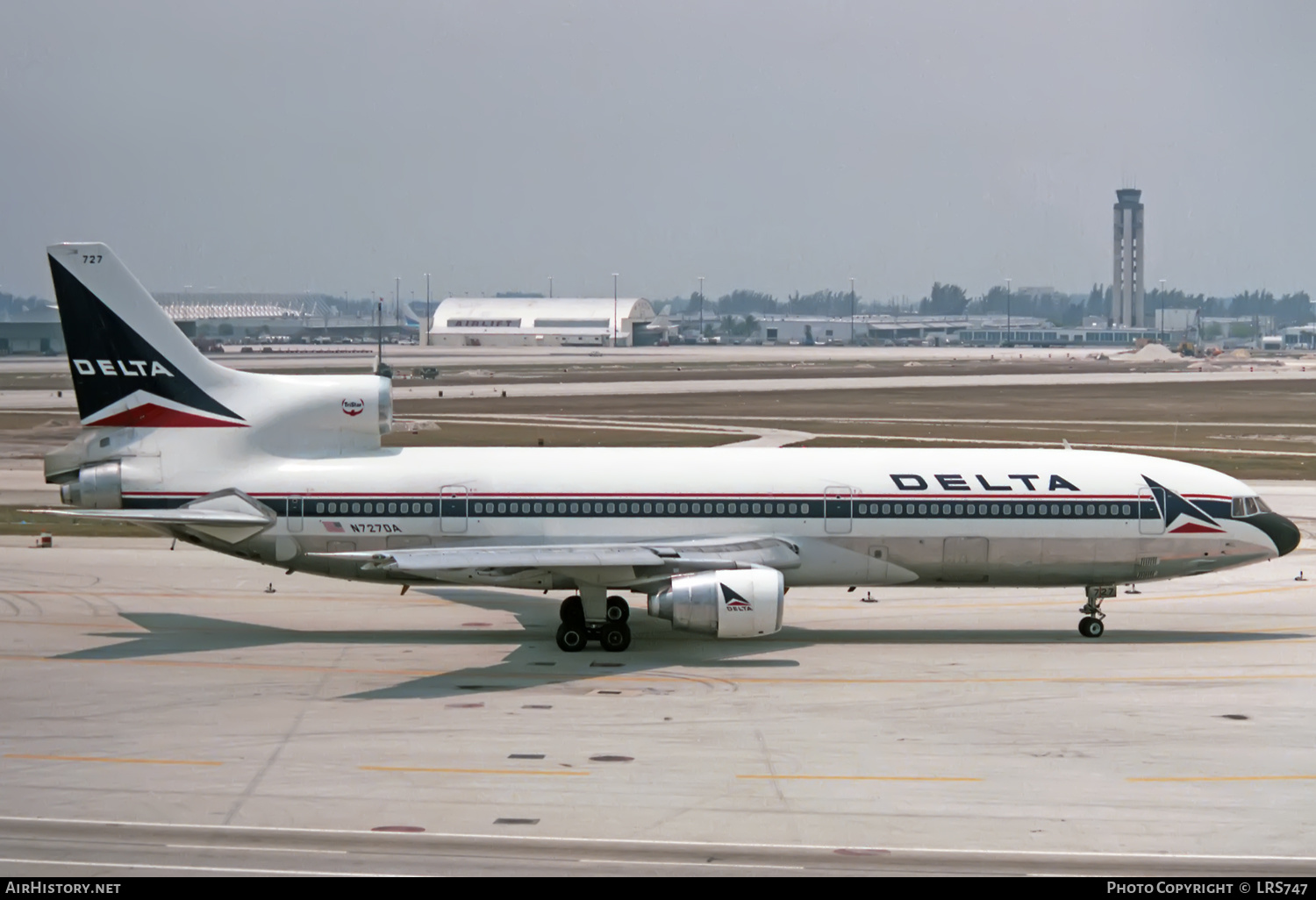 Aircraft Photo of N727DA | Lockheed L-1011-385-1 TriStar 1 | Delta Air Lines | AirHistory.net #340984