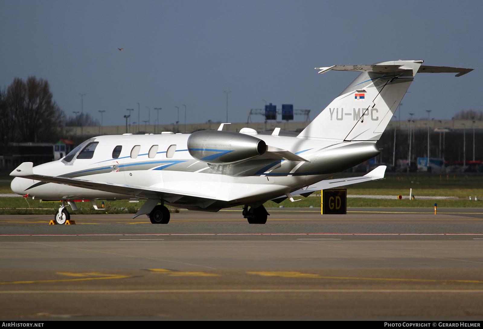 Aircraft Photo of YU-MPC | Cessna 525 CitationJet M2 | AirHistory.net #340985
