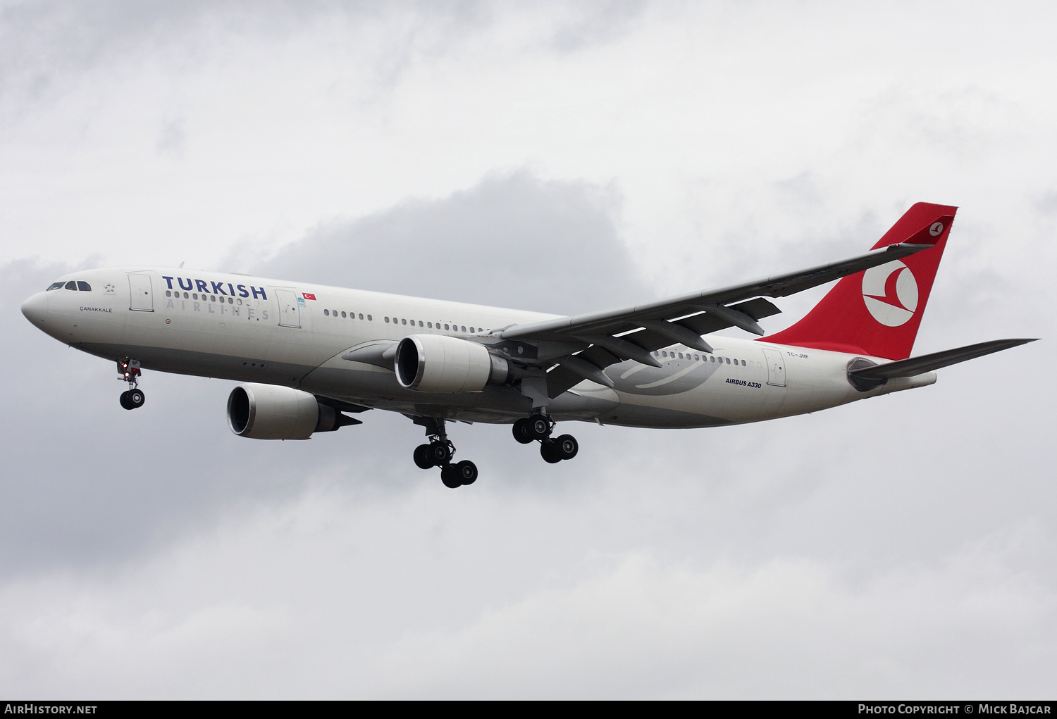 Aircraft Photo of TC-JNF | Airbus A330-203 | Turkish Airlines | AirHistory.net #341011