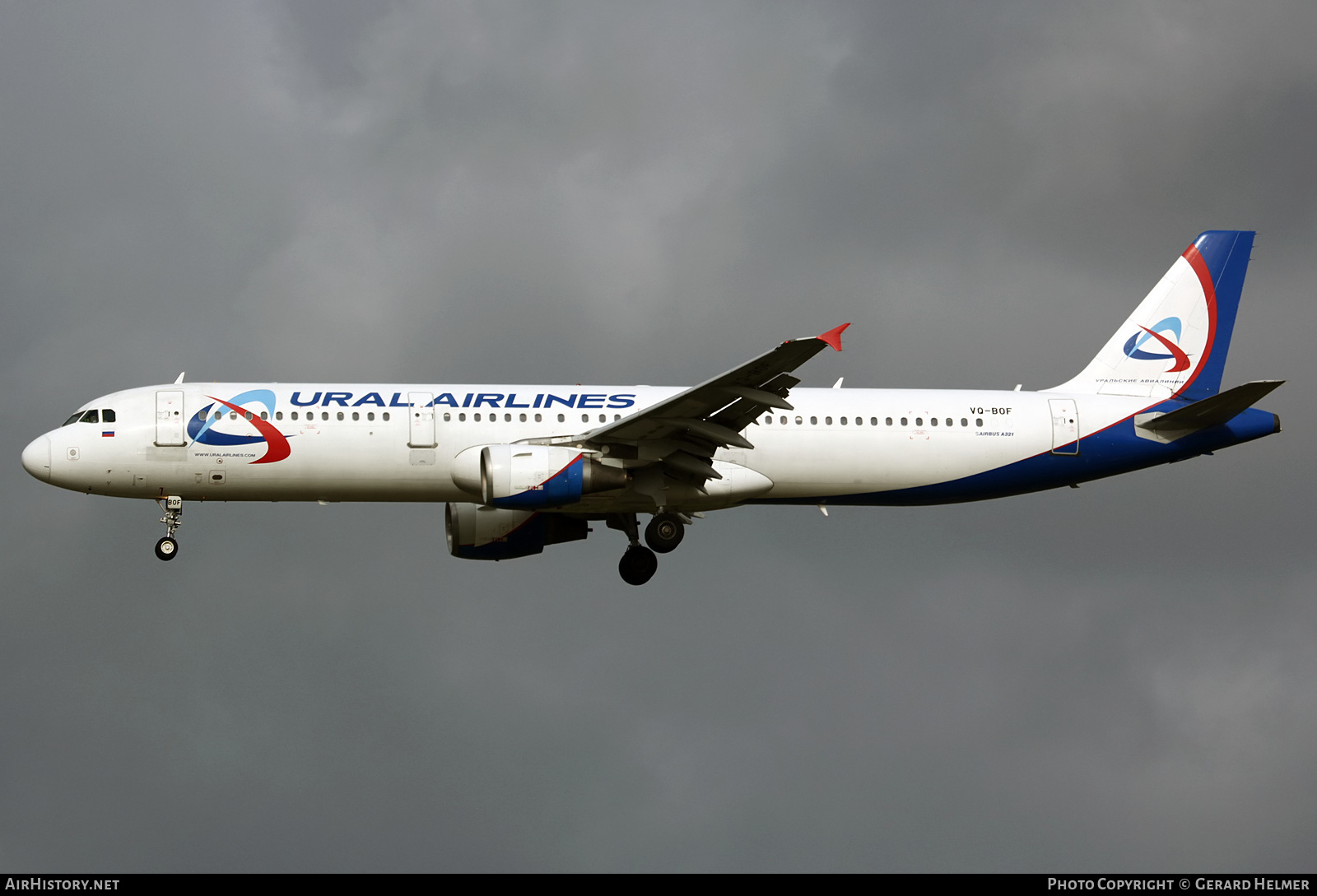 Aircraft Photo of VQ-BOF | Airbus A321-211 | Ural Airlines | AirHistory.net #341015
