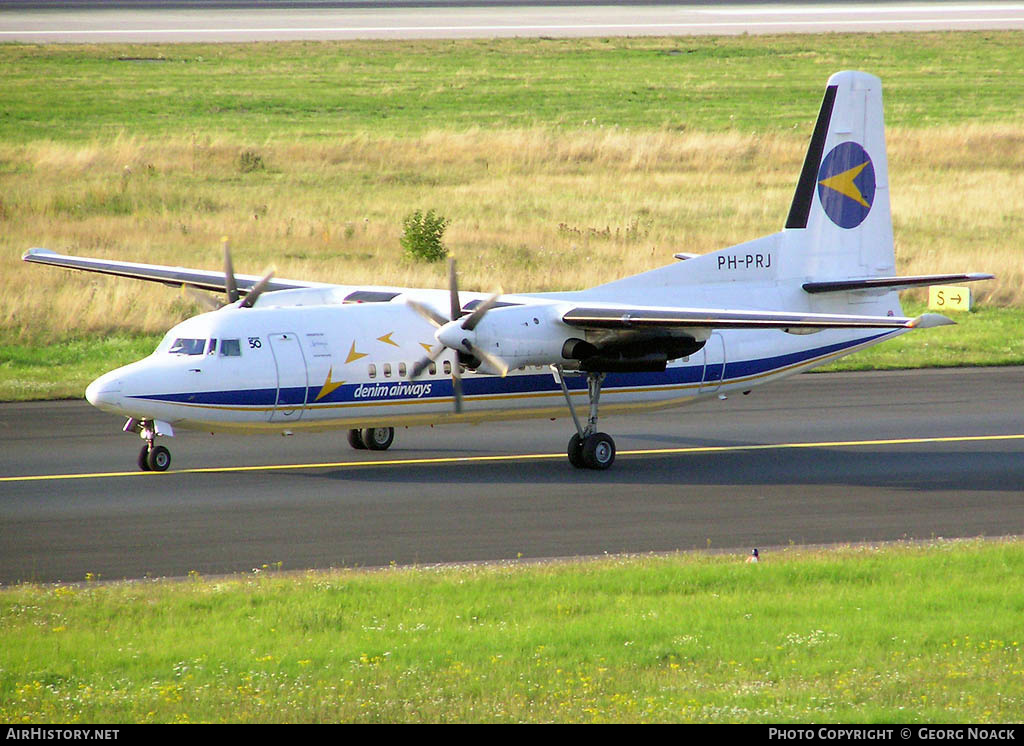 Aircraft Photo of PH-PRJ | Fokker 50 | Denim Airways | AirHistory.net #341046