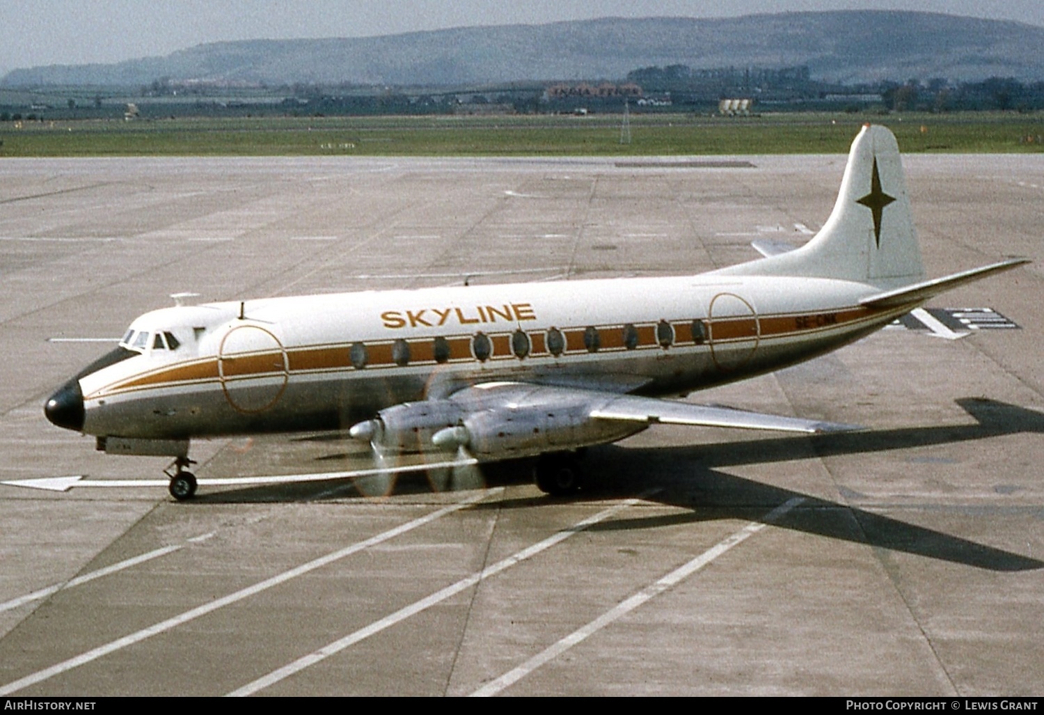Aircraft Photo of SE-CNK | Vickers 784D Viscount | Skyline | AirHistory.net #341067