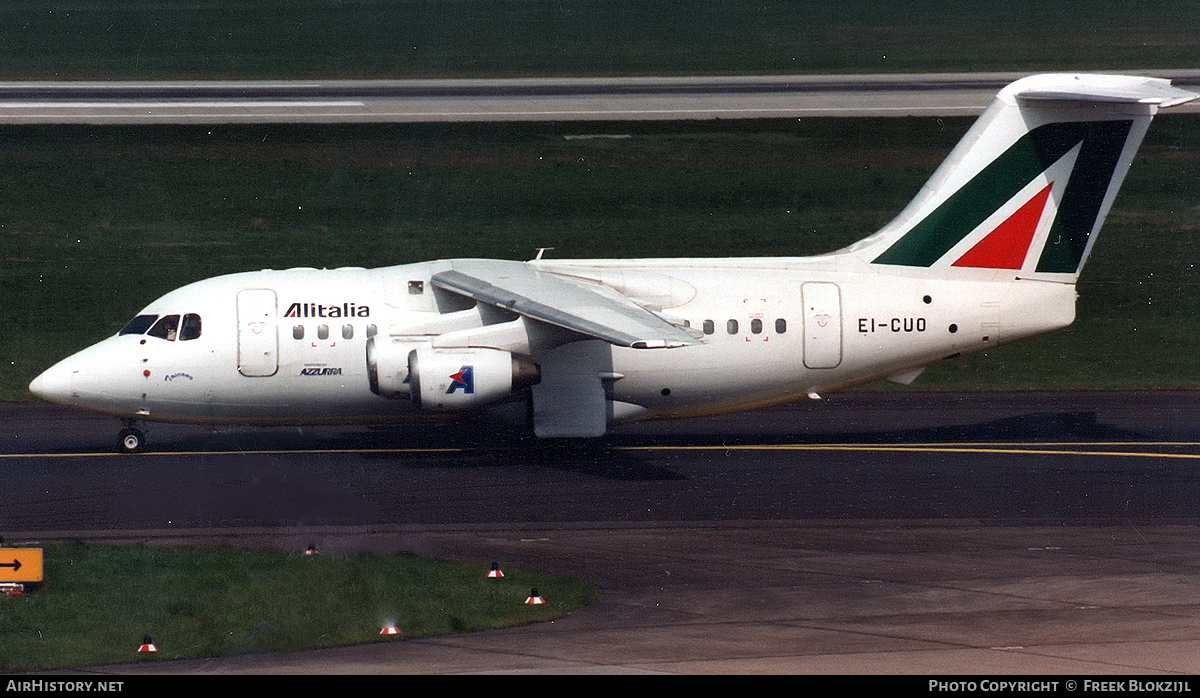 Aircraft Photo of EI-CUO | British Aerospace Avro 146-RJ70 | Alitalia | AirHistory.net #341078