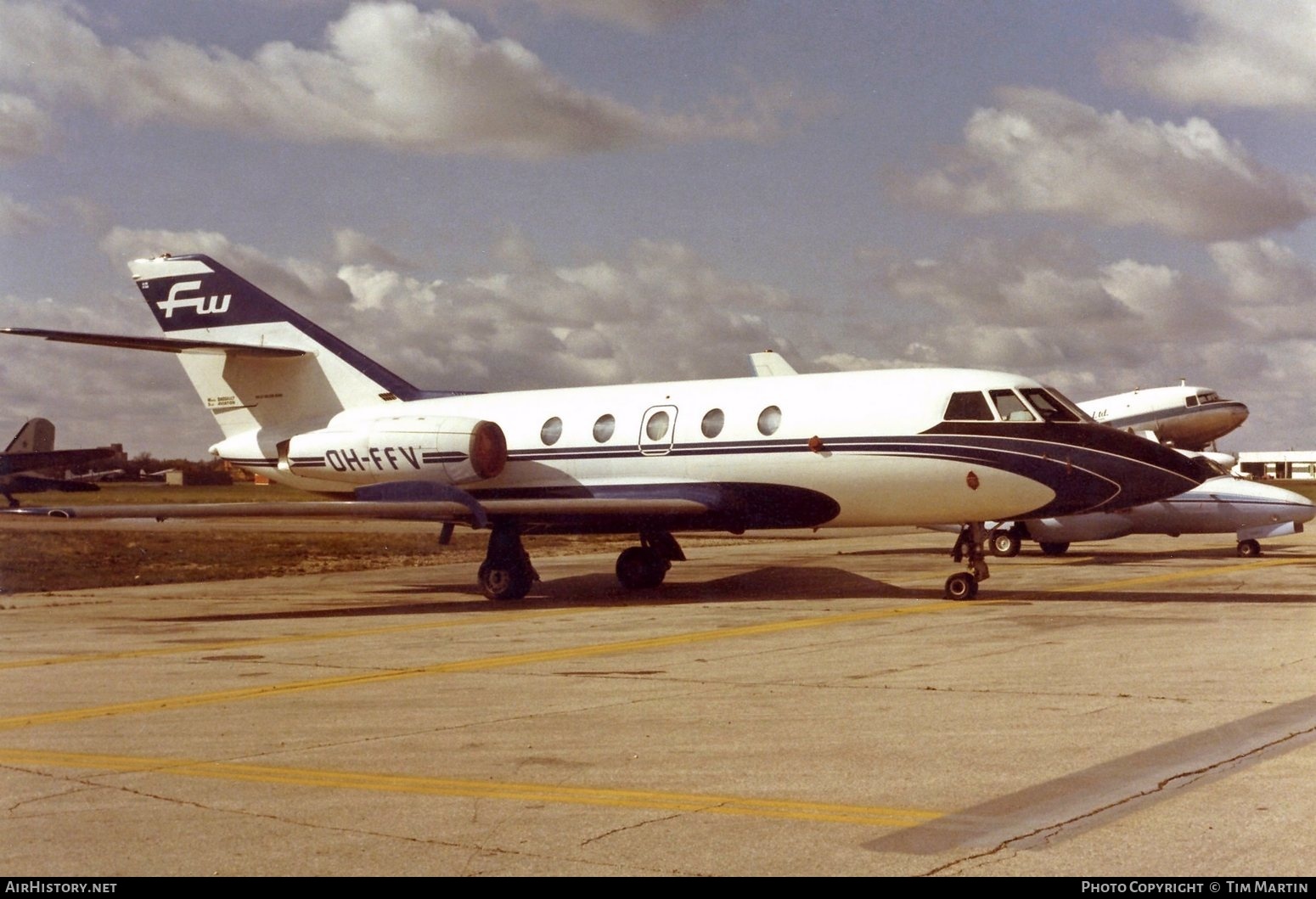 Aircraft Photo of OH-FFV | Dassault Falcon 20F | Finnwings | AirHistory.net #341113