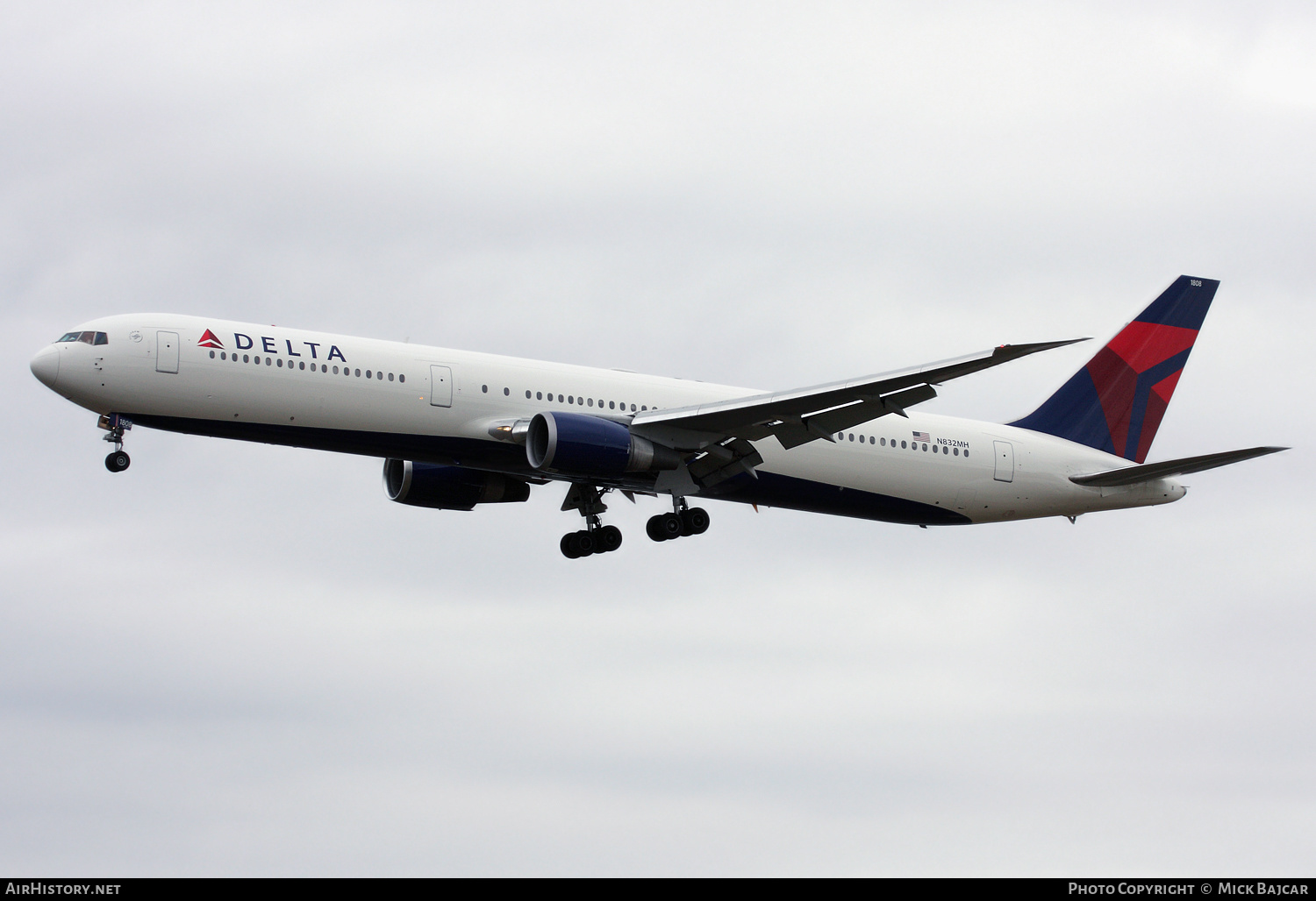 Aircraft Photo of N832MH | Boeing 767-432/ER | Delta Air Lines | AirHistory.net #341136