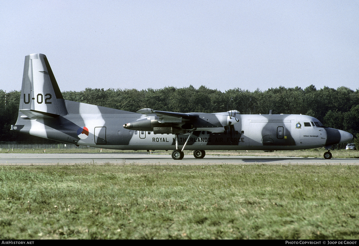 Aircraft Photo of U-02 | Fokker 60UTA-N | Netherlands - Air Force | AirHistory.net #341142