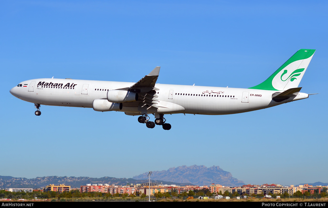 Aircraft Photo of EP-MMD | Airbus A340-313 | Mahan Air | AirHistory.net #341158