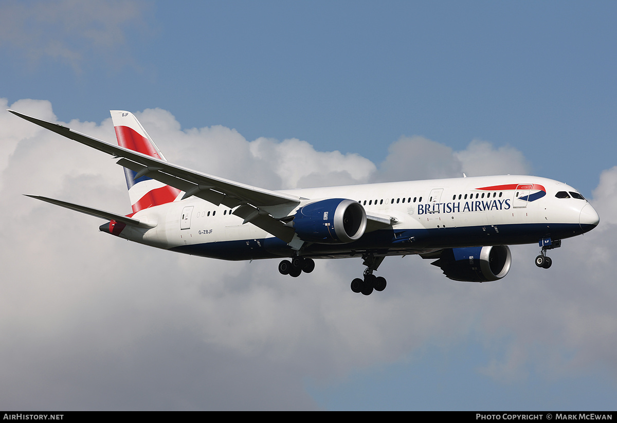Aircraft Photo of G-ZBJF | Boeing 787-8 Dreamliner | British Airways | AirHistory.net #341165