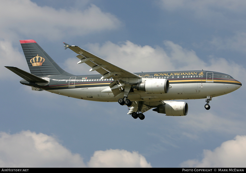 Aircraft Photo of JY-AGN | Airbus A310-304 | Royal Jordanian Airlines | AirHistory.net #341166