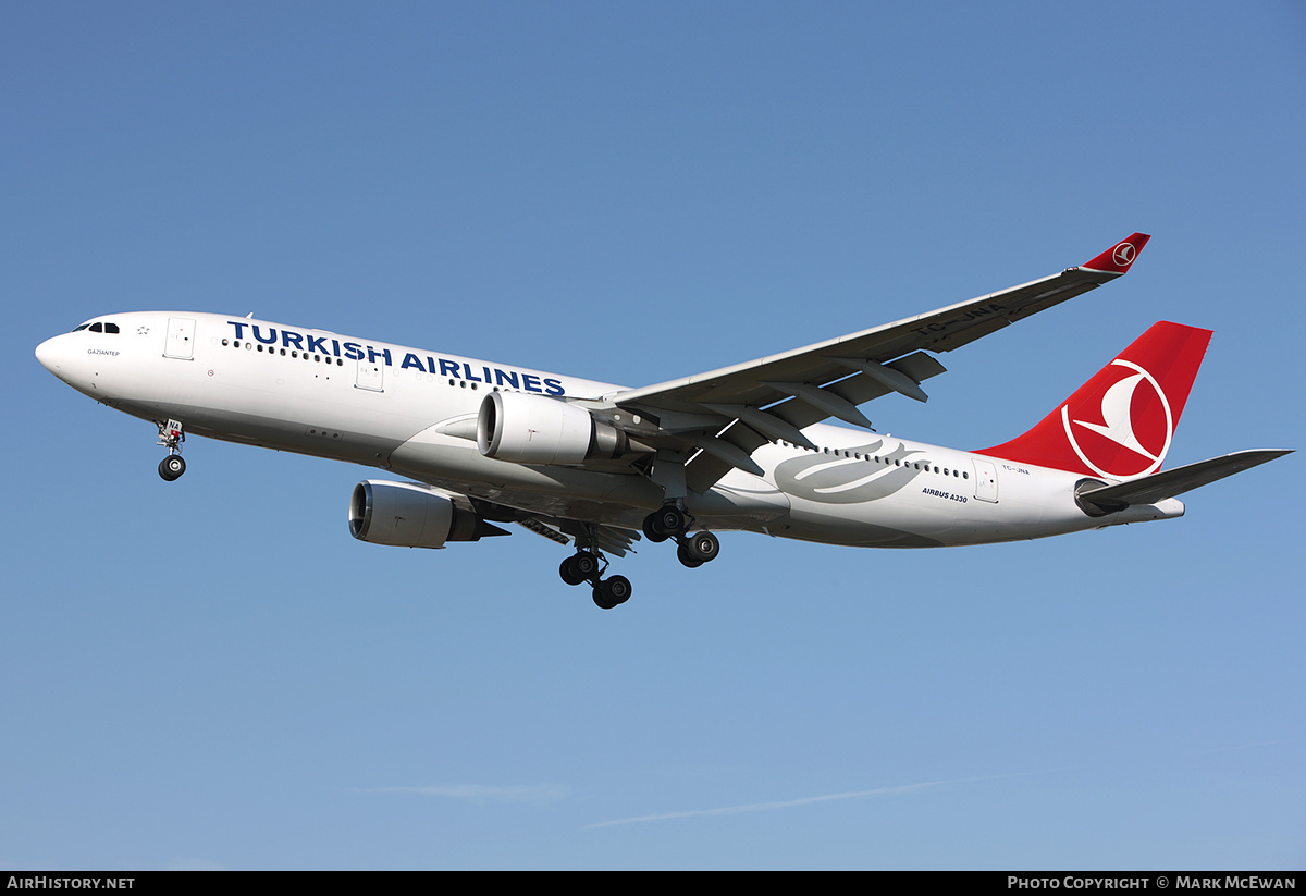 Aircraft Photo of TC-JNA | Airbus A330-203 | Turkish Airlines | AirHistory.net #341178