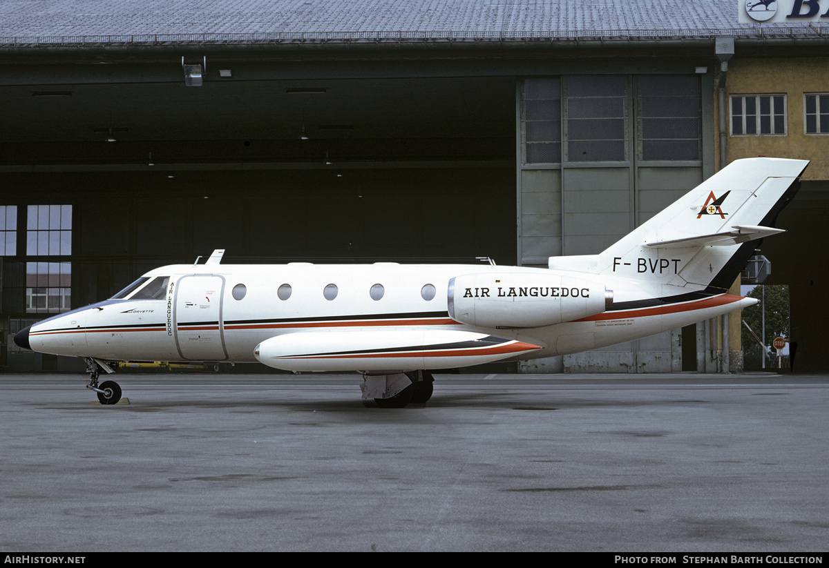 Aircraft Photo of F-BVPT | Aerospatiale SN-601 Corvette 100 | Air Languedoc | AirHistory.net #341186