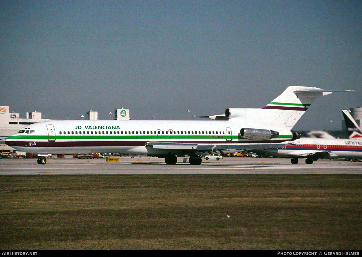 Aircraft Photo of N804MA | Boeing 727-225/Adv | JD Valenciana de Aviación | AirHistory.net #341188