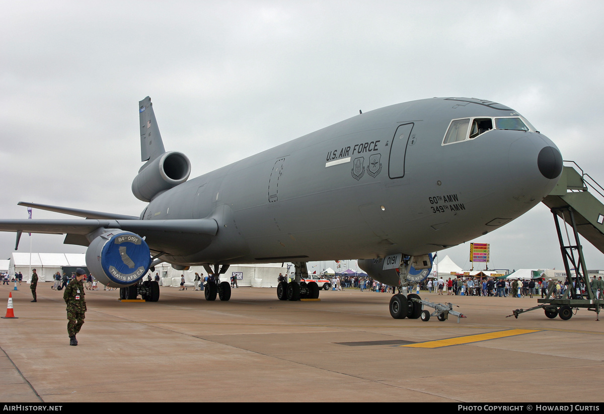 Aircraft Photo of 84-0191 | McDonnell Douglas KC-10A Extender (DC-10-30CF) | USA - Air Force | AirHistory.net #341211