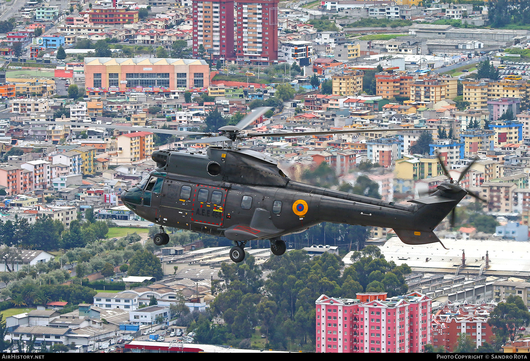 Aircraft Photo of AEE-464 | Aerospatiale AS-332B Super Puma | Ecuador - Army | AirHistory.net #341219