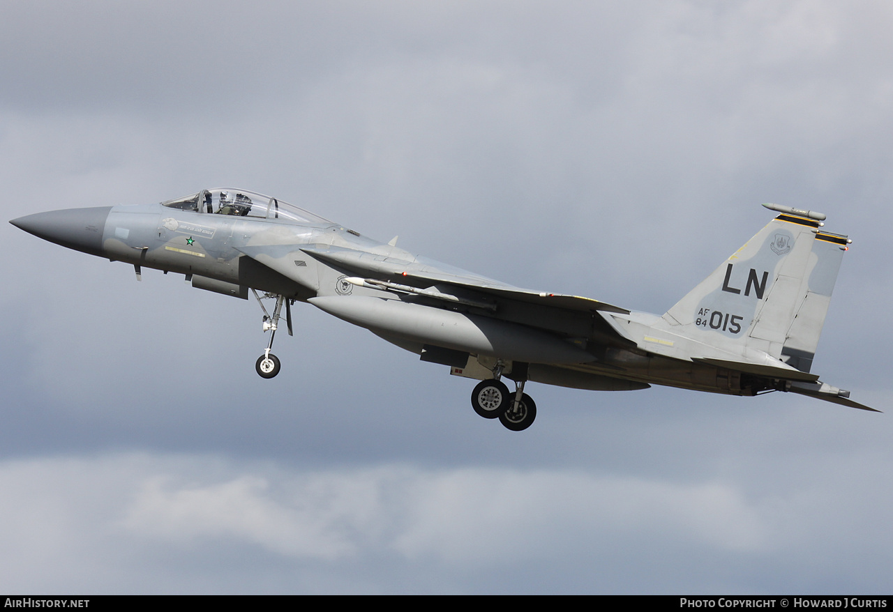 Aircraft Photo of 84-0015 | McDonnell Douglas F-15C Eagle | USA - Air Force | AirHistory.net #341246