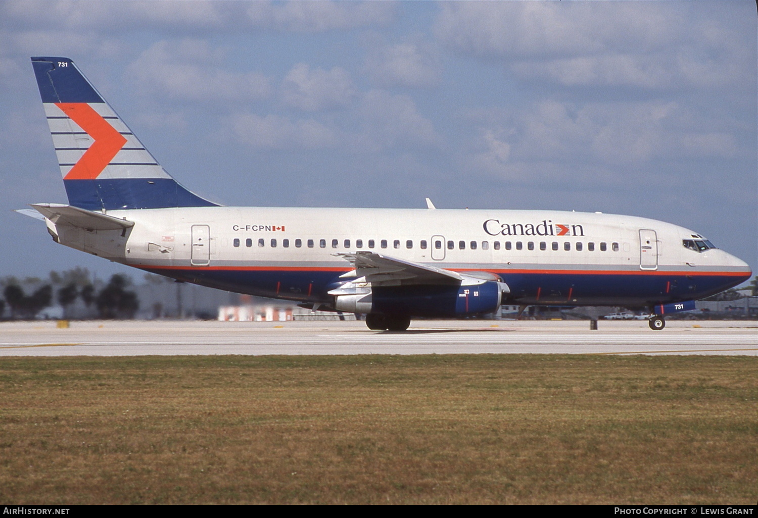 Aircraft Photo of C-FCPN | Boeing 737-2T7/Adv | Canadian Airlines | AirHistory.net #341250