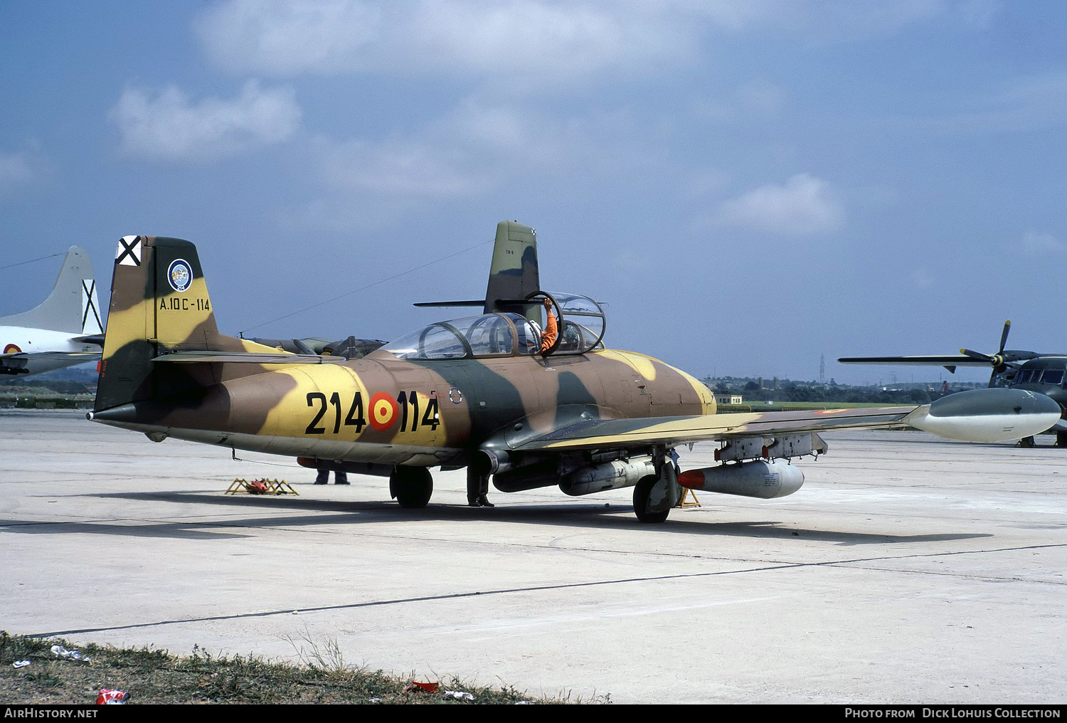 Aircraft Photo of A.10C-114 | Hispano HA-220 Super Saeta | Spain - Air Force | AirHistory.net #341275