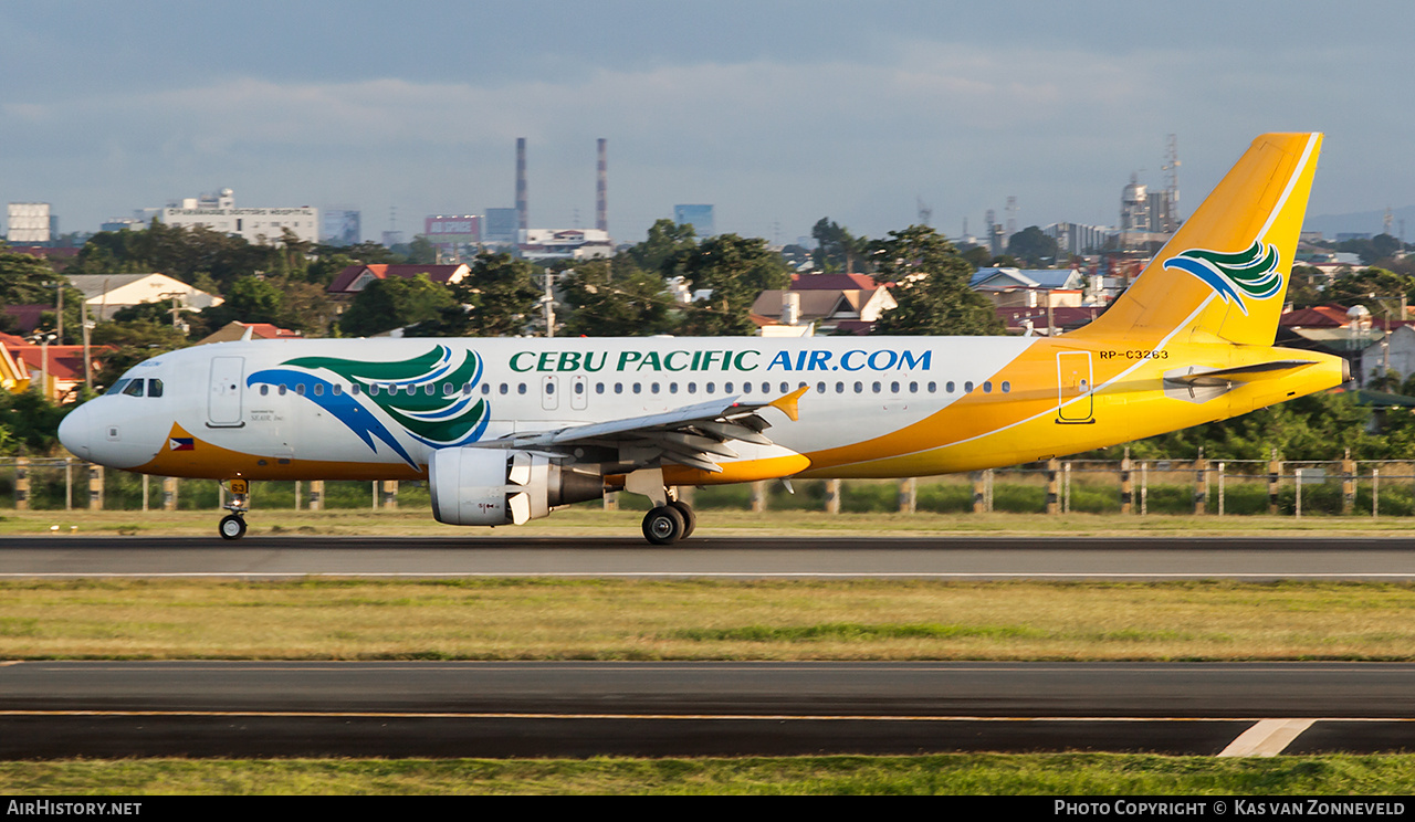 Aircraft Photo of RP-C3263 | Airbus A320-214 | Cebu Pacific Air | AirHistory.net #341280