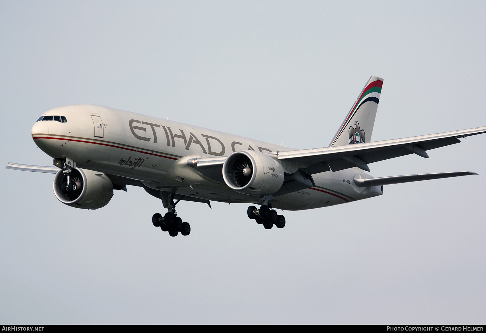 Aircraft Photo of A6-DDC | Boeing 777-FFX | Etihad Airways Cargo | AirHistory.net #341284