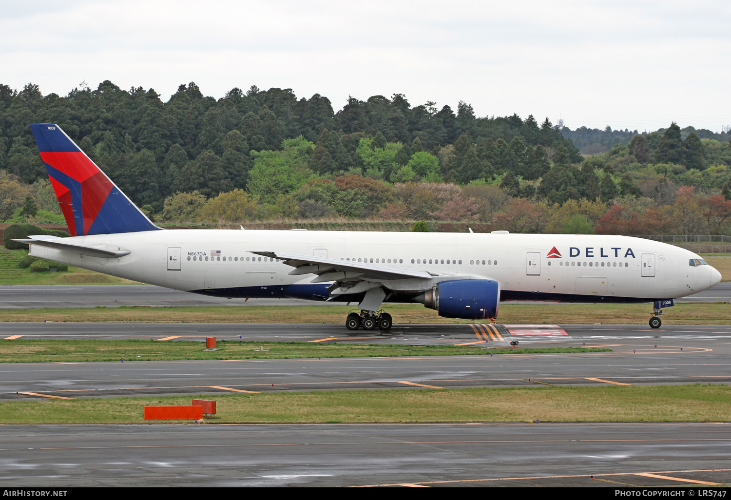 Aircraft Photo of N867DA | Boeing 777-232/ER | Delta Air Lines | AirHistory.net #341310