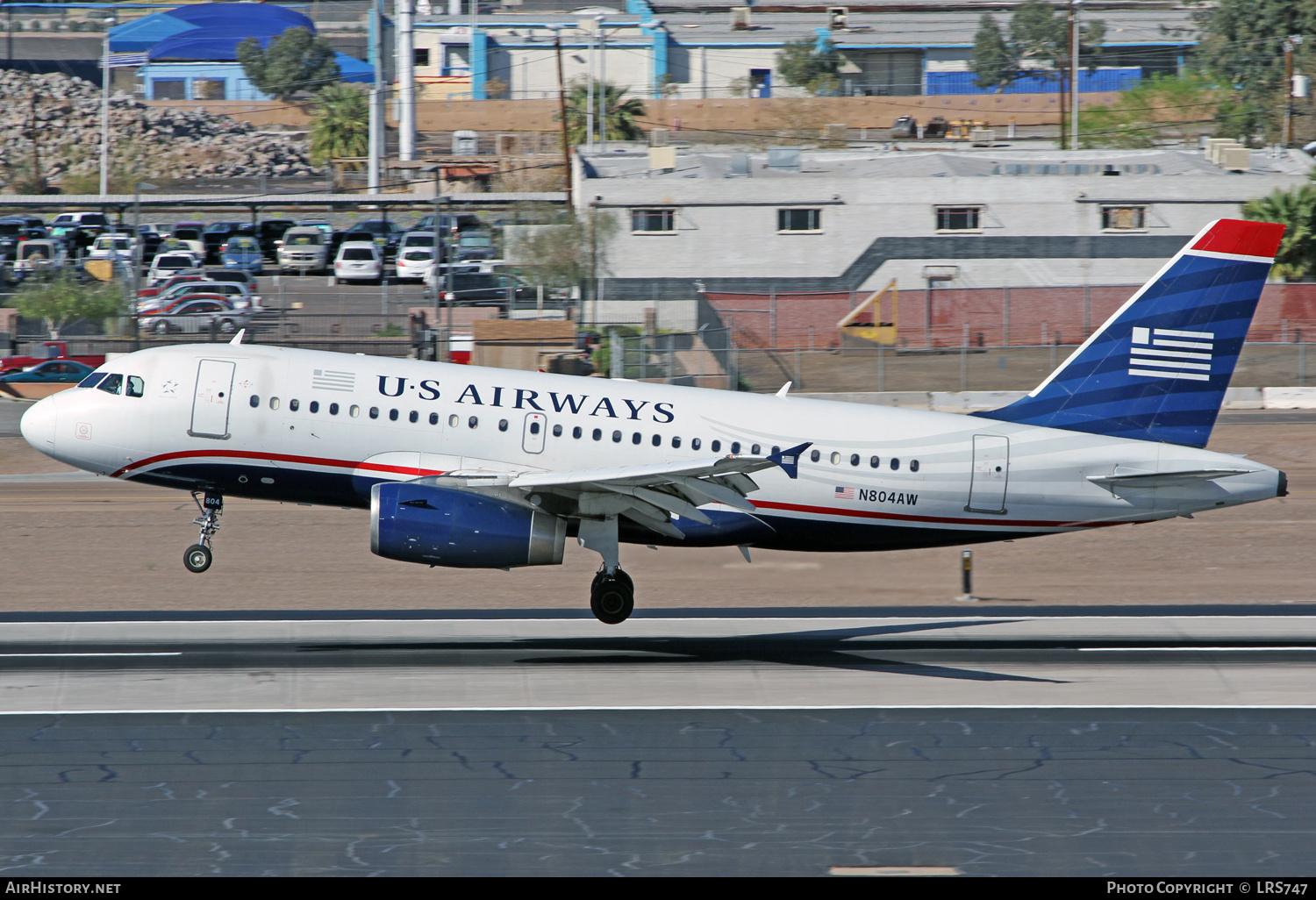 Aircraft Photo of N804AW | Airbus A319-132 | US Airways | AirHistory.net #341312